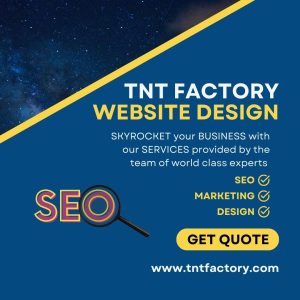 tnt factory website design