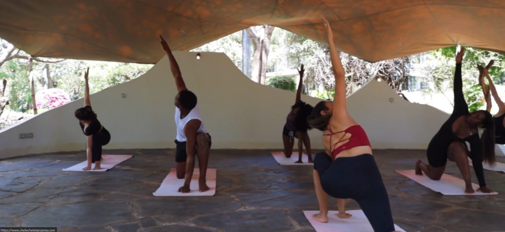 Covered Yoga Shala, Transformation Retreat of Chele Chele Villa in Tanzania