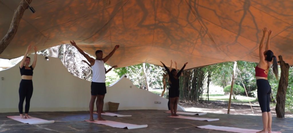 Covered Yoga Shala of Chele Chele Villa, adventure of a mind, body and soul