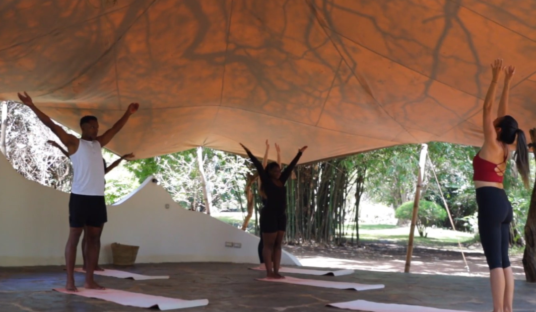 Chele Chele Villa in Tanzania, Covered Yoga Shala